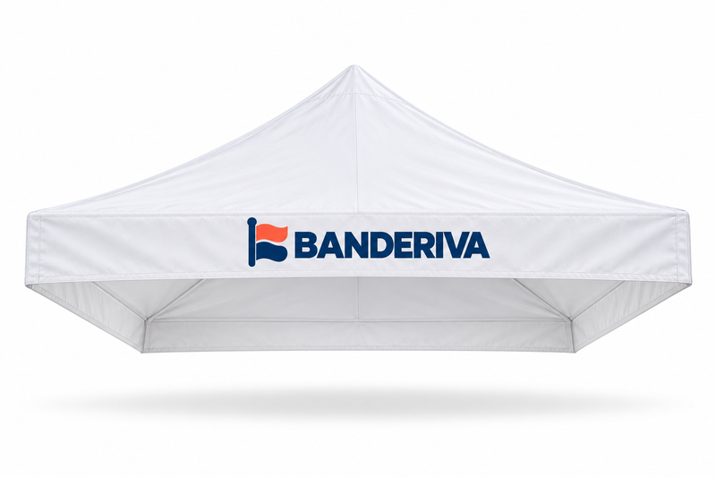 Techo para carpa personalizado de recambio con diseño Banderiva