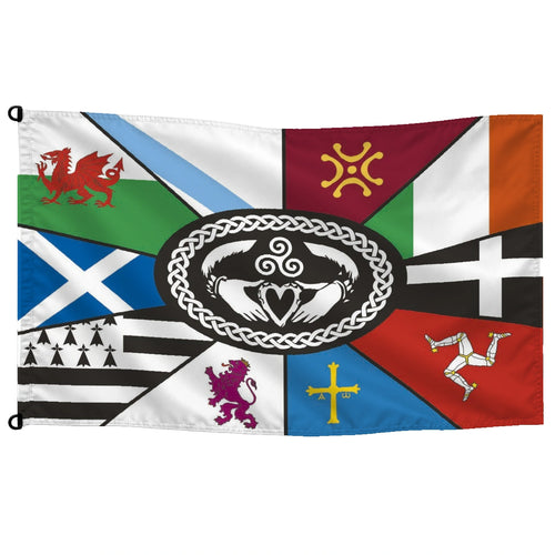 Bandera de mesa 10 Naciones Celtas · Banderiva