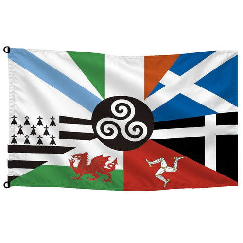 Bandera de mesa 7 Naciones Celtas · Banderiva