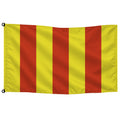 Bandera a rayas para carreras – pista resbaladiza · Banderiva