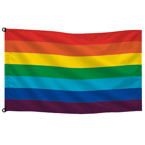 Bandera de mesa arcoiris 7 franjas · Banderiva