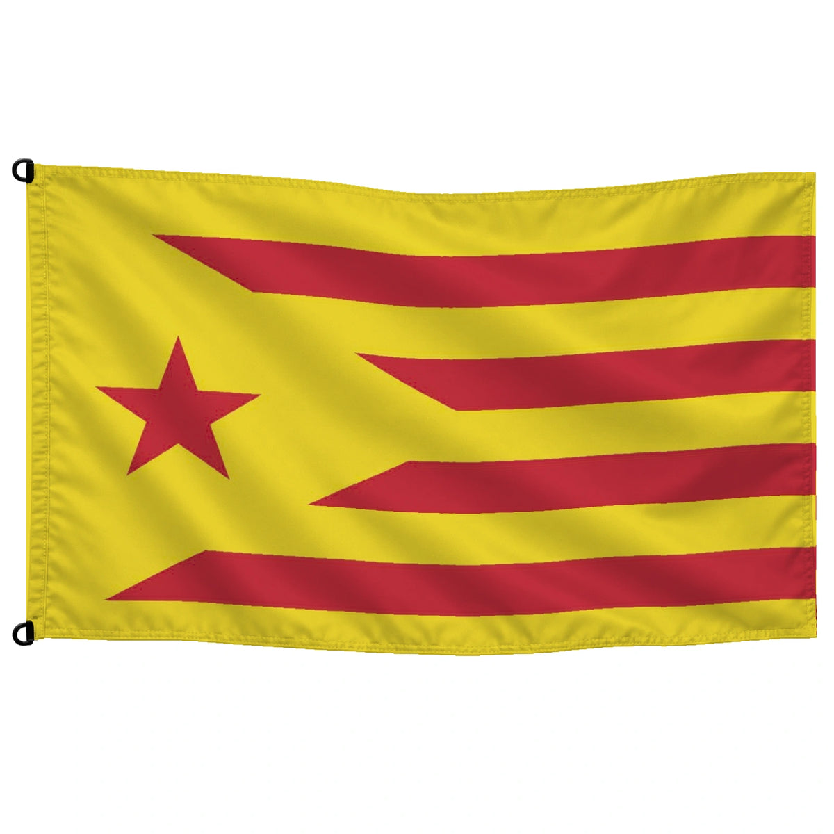 Bandera Catalana Estelada Vermella