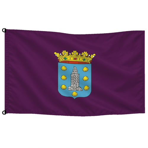 Bandera de A Coruña de despacho · Banderiva