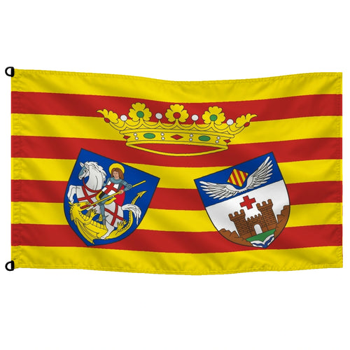 Bandera de Alcoi/Alcoy de despacho · Banderiva