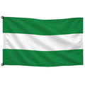 Bandera de Andalucía de despacho — sin escudo · Banderiva