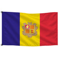 Bandera de Andorra de despacho · Banderiva