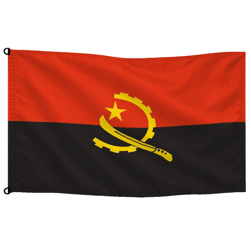 Bandera de Angola de despacho · Banderiva