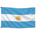 Bandera de Argentina de despacho — con escudo · Banderiva
