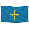 Bandera de Asturias de despacho · Banderiva