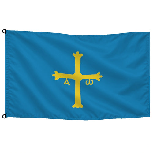Bandera de Asturias de despacho · Banderiva