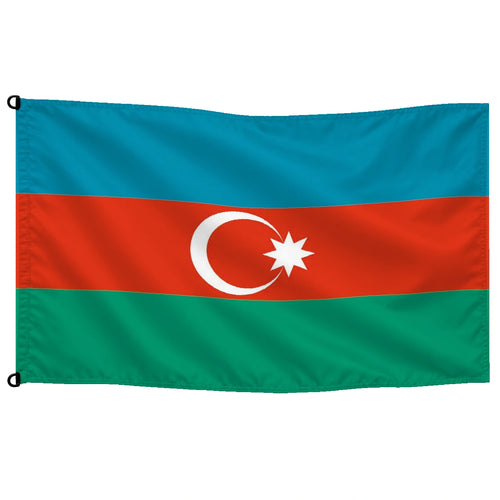 Bandera de Azerbaiyán de despacho · Banderiva