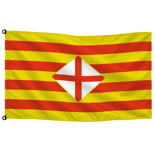 Bandera de despacho de Barcelona provincia · Banderiva