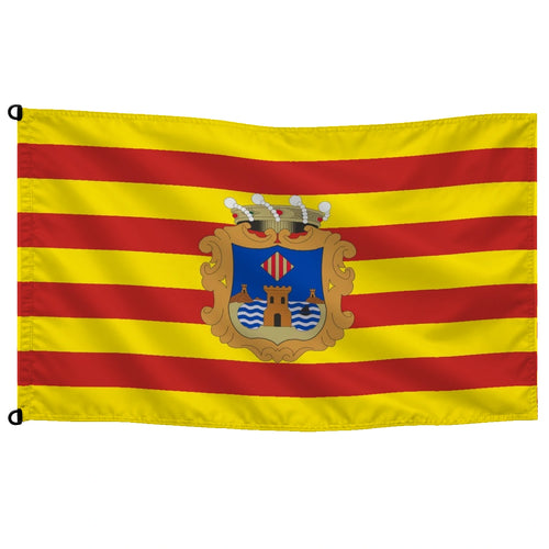 Bandera de Benidorm de despacho · Banderiva