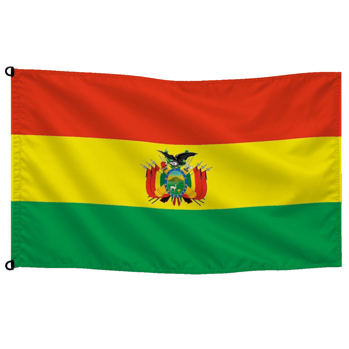 Bandera de Bolivia — con escudo