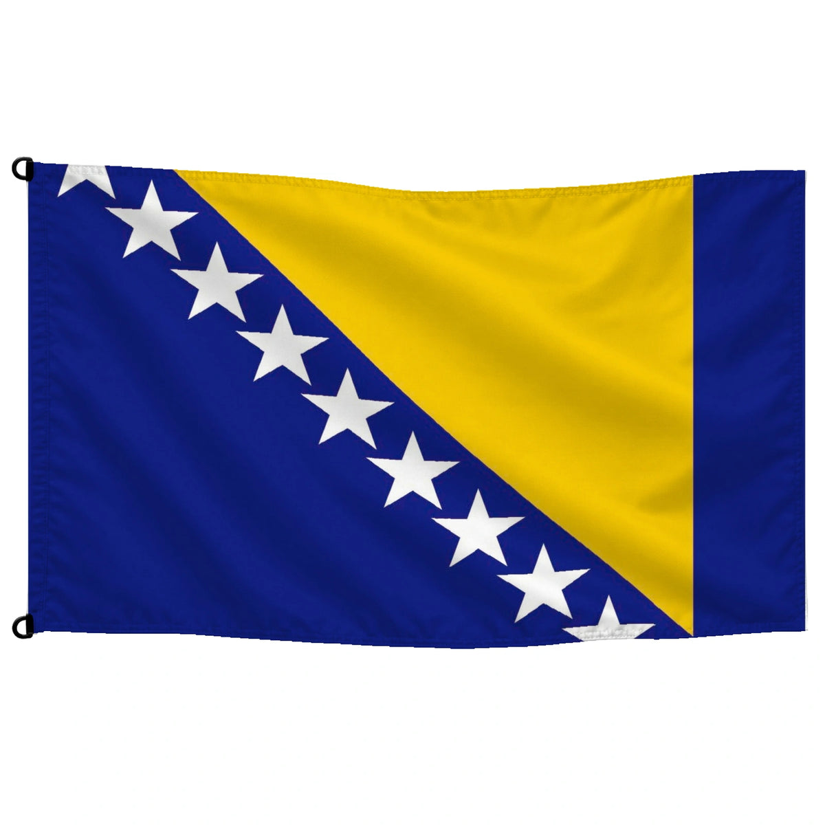 Bandera de Bosnia y Herzegovina — con escudo