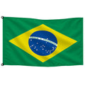 Bandera de Brasil de despacho — con escudo · Banderiva
