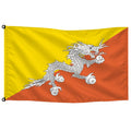 Bandera de Bután de despacho · Banderiva