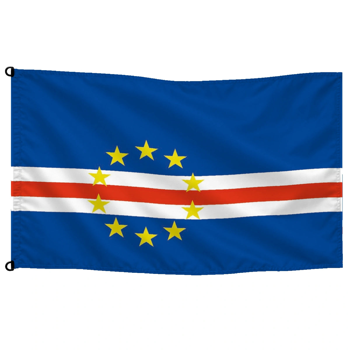 Bandera de Cabo Verde — con escudo