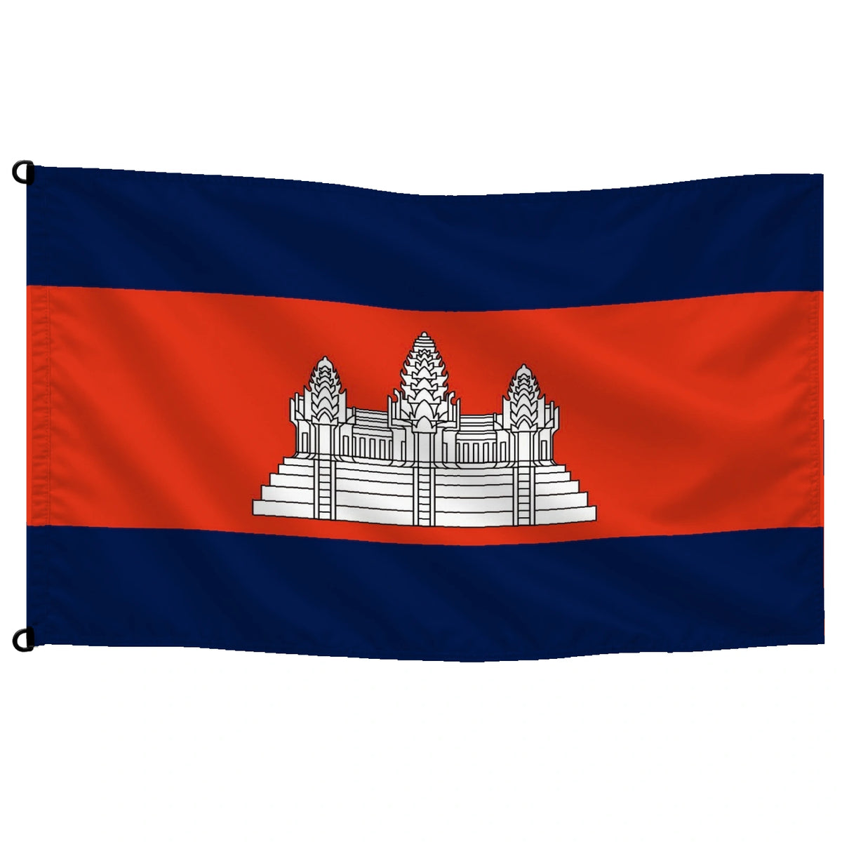 Bandera de Camboya — con escudo