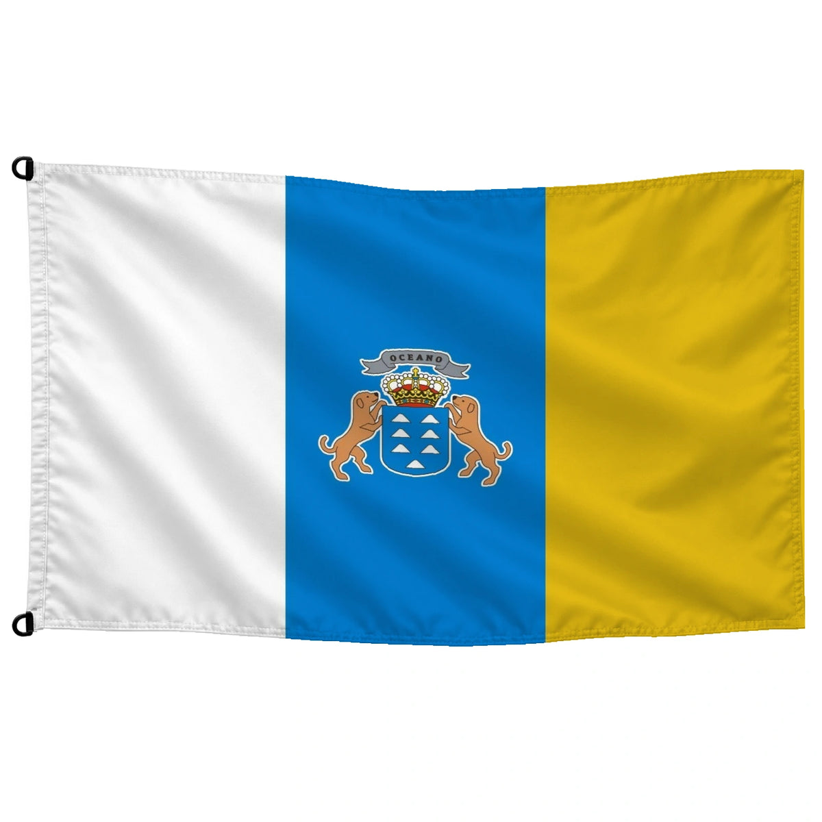 Bandera de Canarias — con escudo