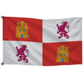 Bandera de Castilla y León de despacho · Banderiva