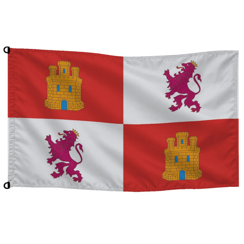 Bandera de Castilla y León de despacho · Banderiva
