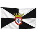 Bandera de Ceuta de despacho — con escudo · Banderiva