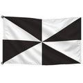 Bandera de Ceuta de despacho — sin escudo · Banderiva