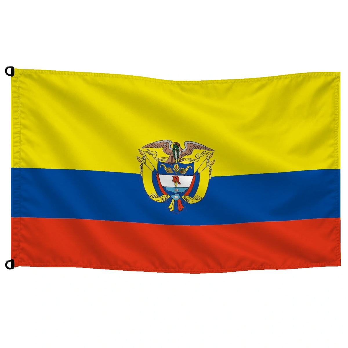 Bandera de Colombia — con escudo