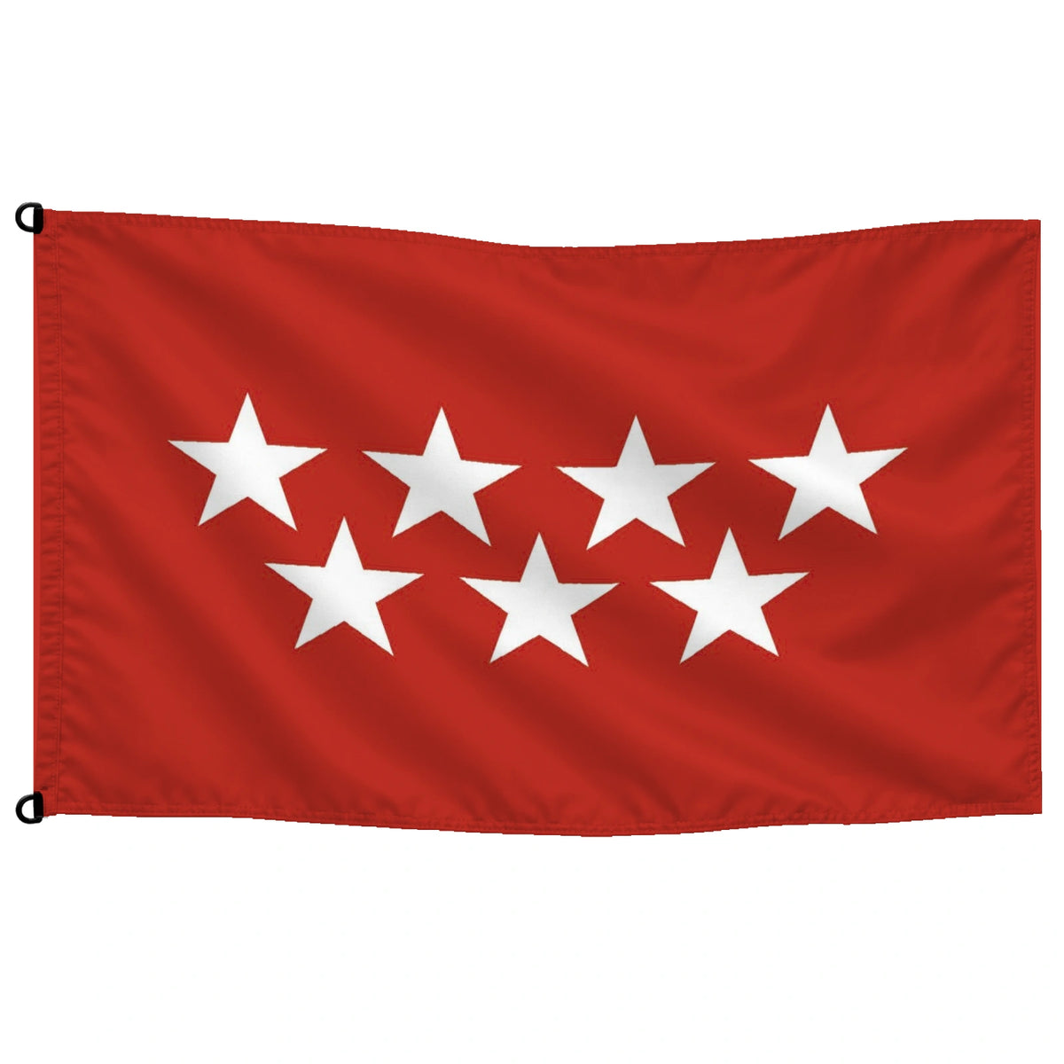 Bandera de Comunidad de Madrid — sin escudo