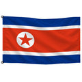 Bandera de Corea del Norte de despacho — con escudo · Banderiva