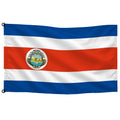 Bandera de Costa Rica de despacho — con escudo · Banderiva