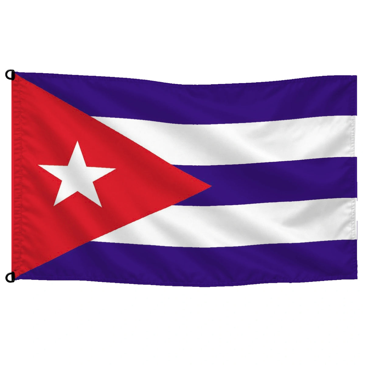 Bandera de Cuba — con escudo