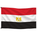 Bandera de Egipto de despacho — con escudo · Banderiva