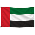 Bandera de Emiratos Árabes Unidos de despacho — con escudo · Banderiva