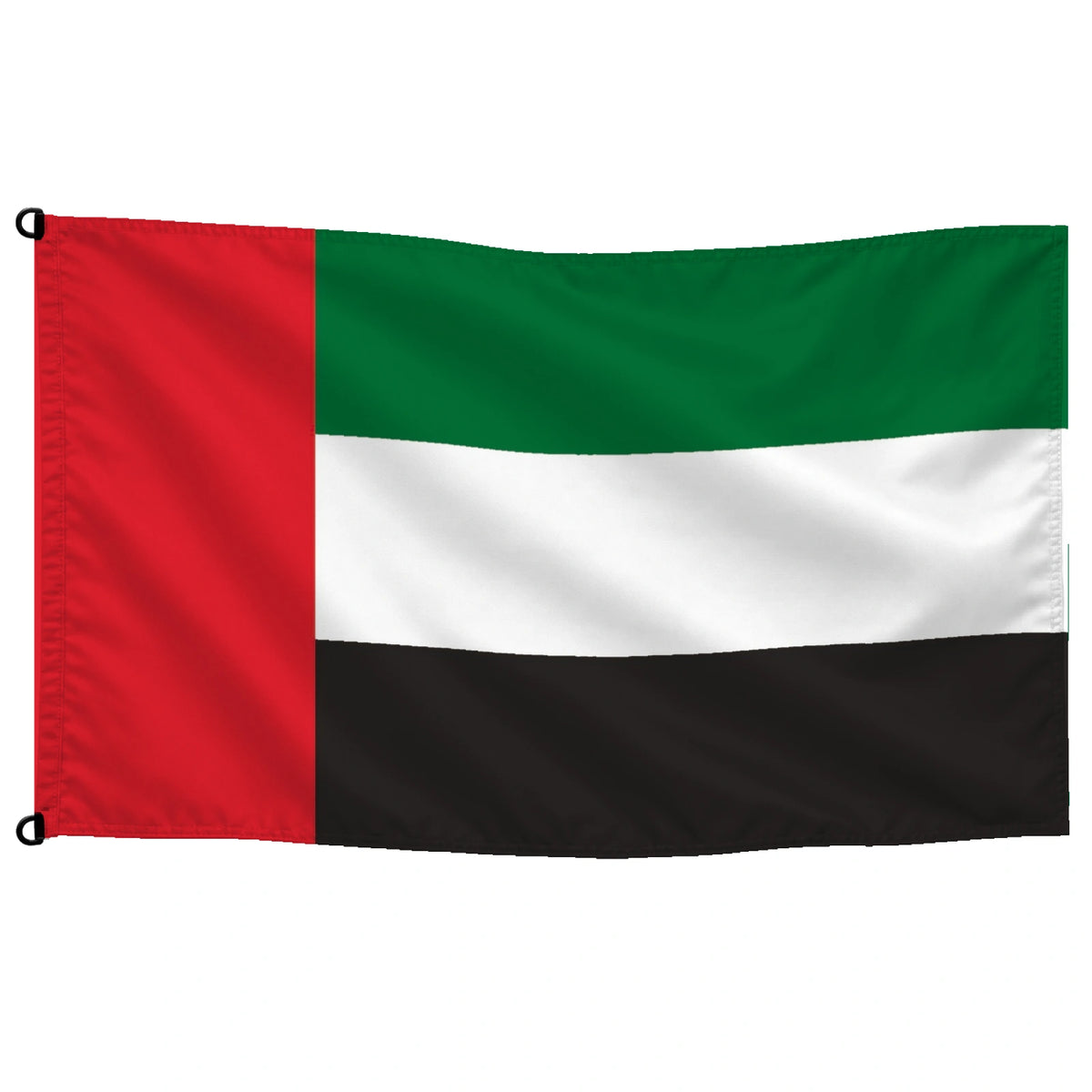 Bandera de Emiratos Árabes Unidos — con escudo