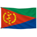 Bandera de Eritrea de despacho — con escudo · Banderiva