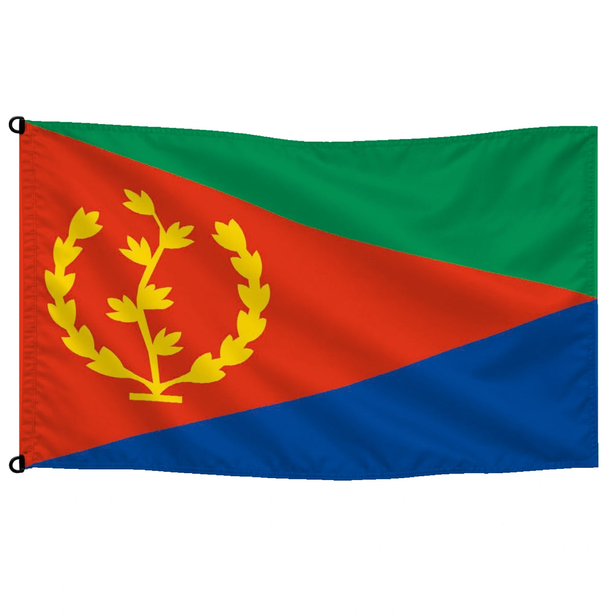 Bandera de Eritrea — con escudo