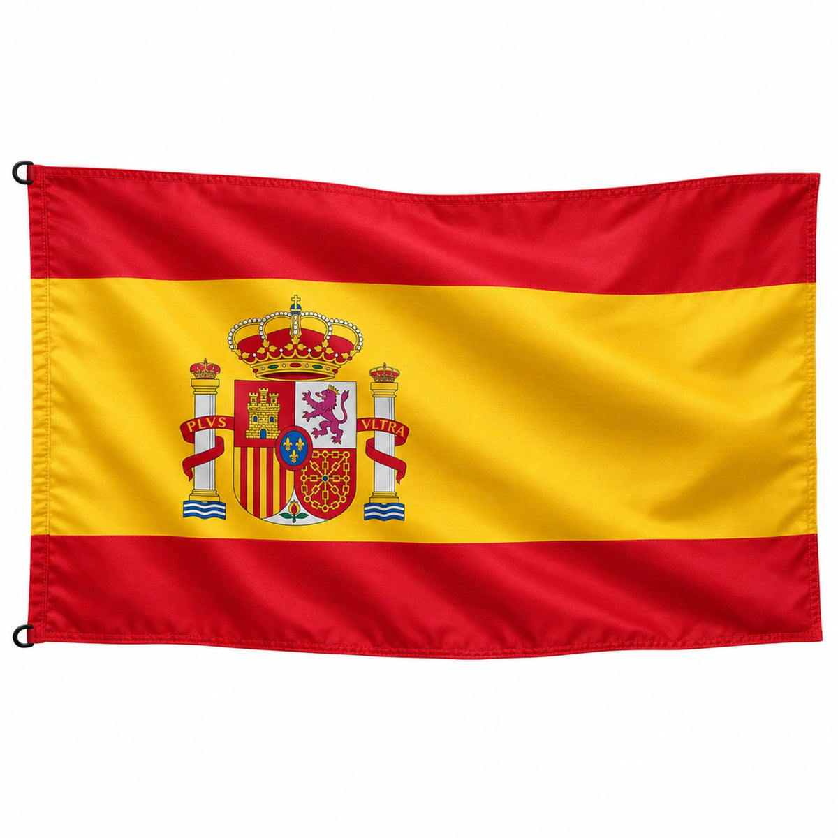 Bandera de España con escudo