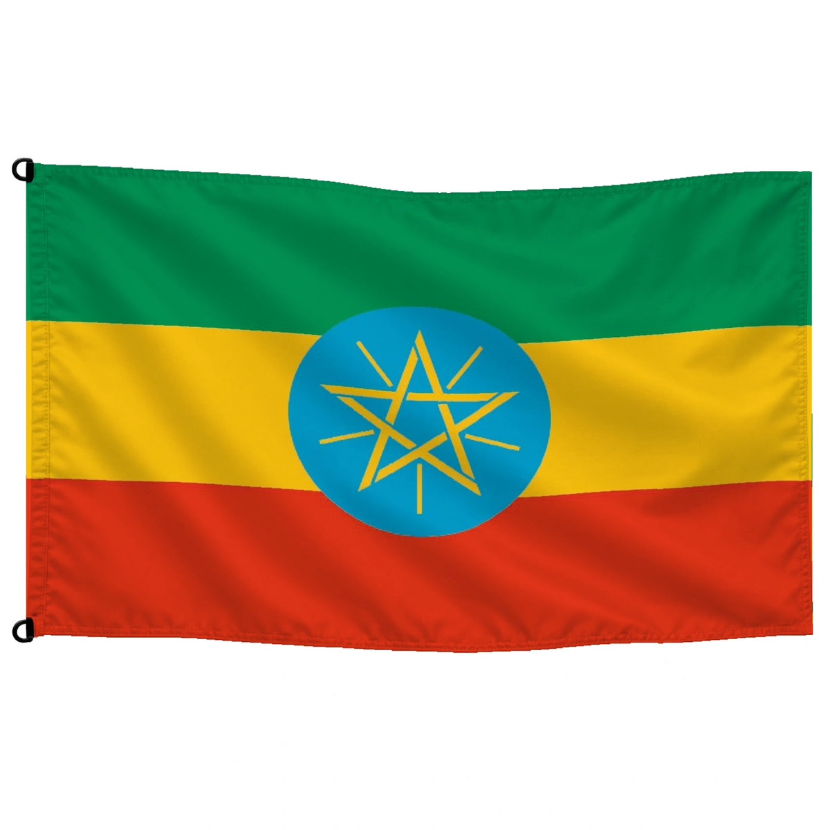 Bandera de Etiopía — con escudo