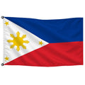 Bandera de Filipinas de despacho — con escudo · Banderiva