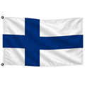 Bandera de Finlandia de despacho · Banderiva