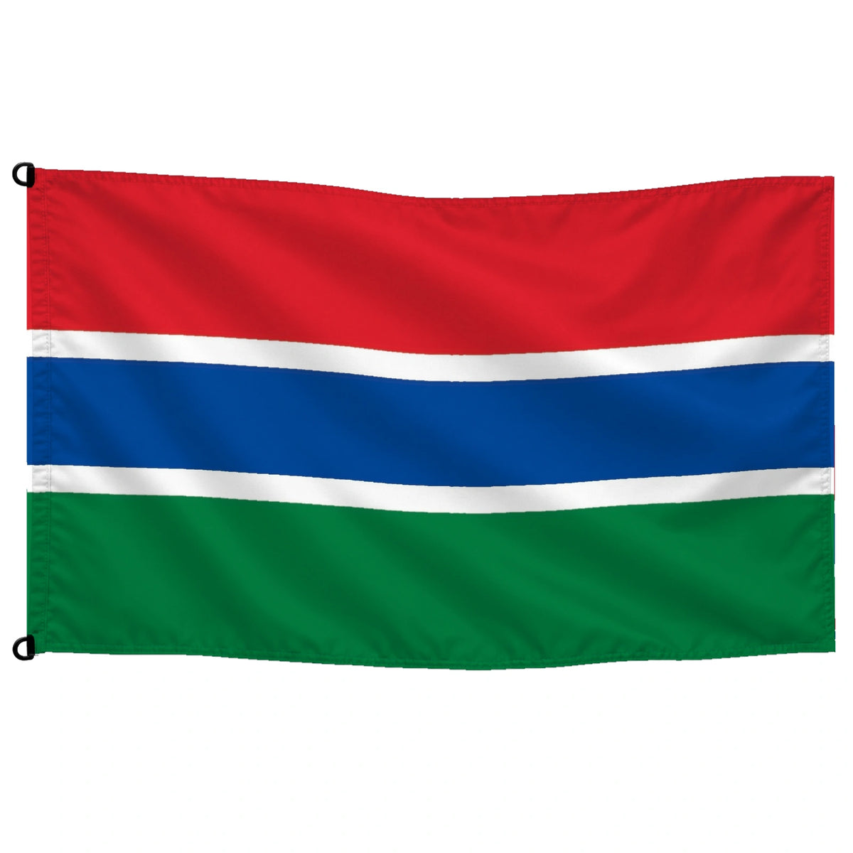 Bandera de Gambia — sin escudo