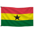 Bandera de Ghana de despacho — con escudo · Banderiva