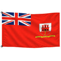 Bandera de Gibraltar de despacho — civil · Banderiva