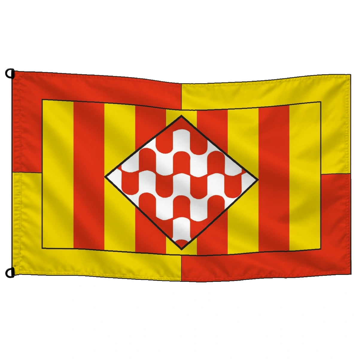 Bandera de Girona provincia