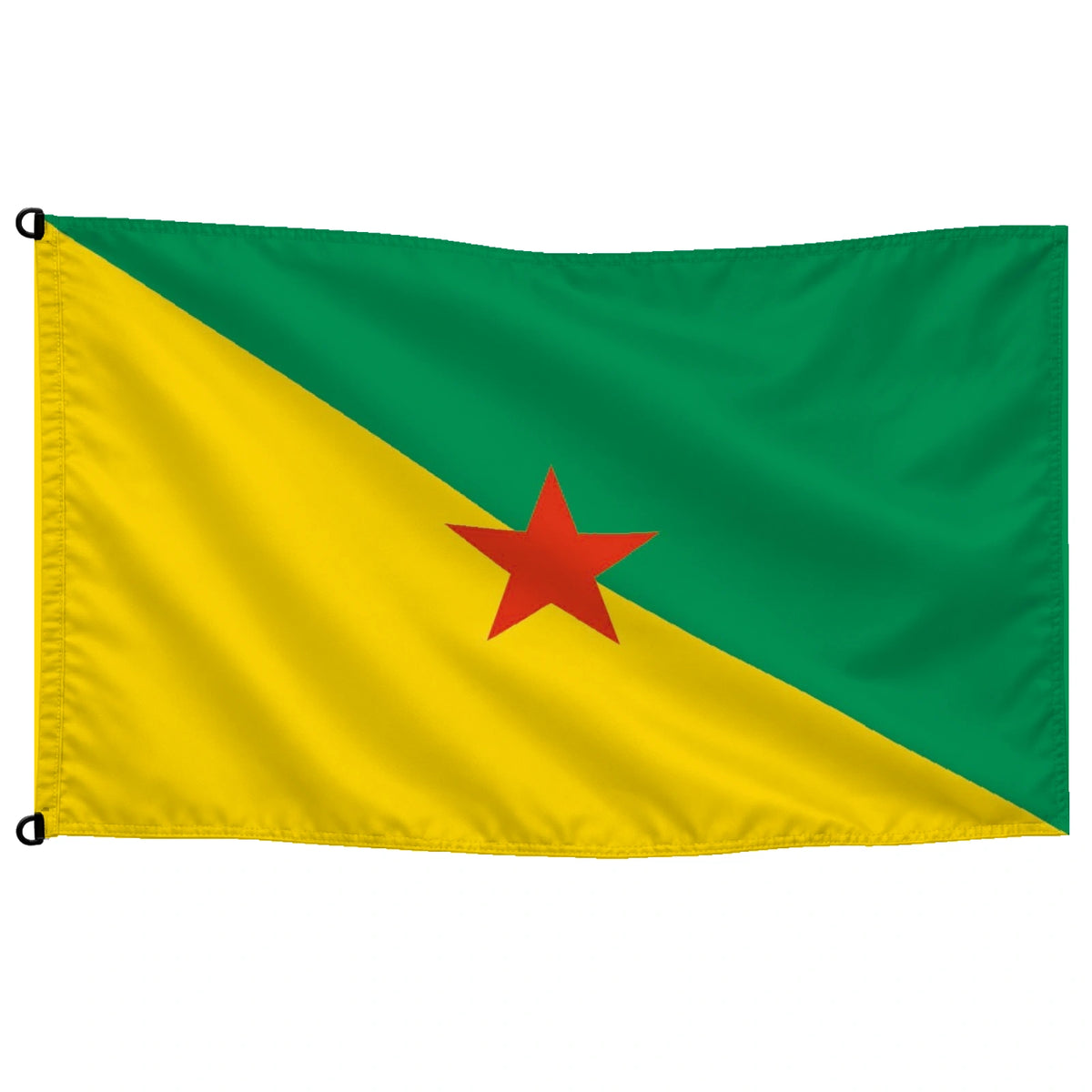Bandera de Guayana Francesa — con escudo