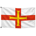 Bandera de Guernsey de despacho — con escudo · Banderiva