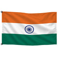 Bandera de India de despacho — con escudo · Banderiva