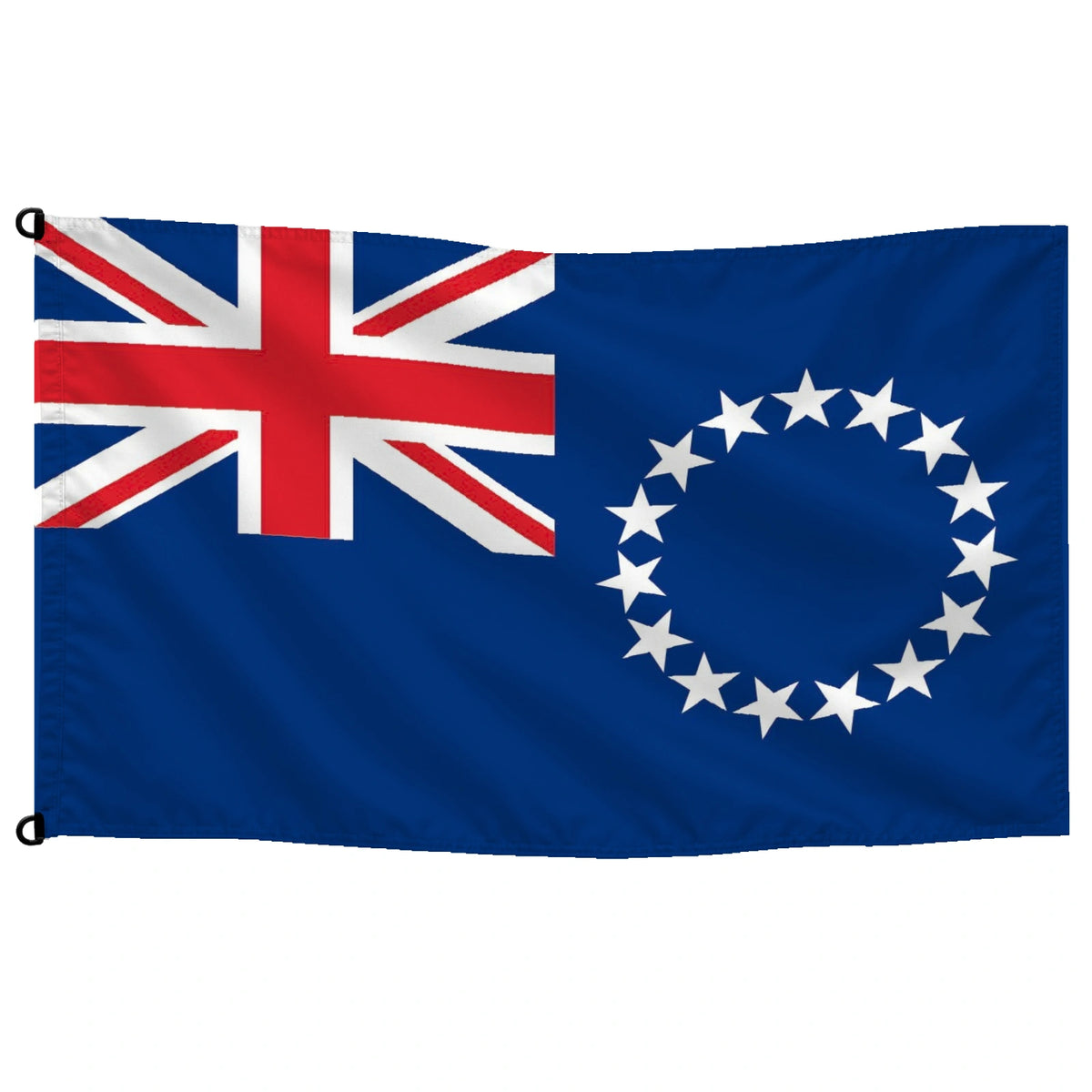 Bandera de Islas Cook — con escudo